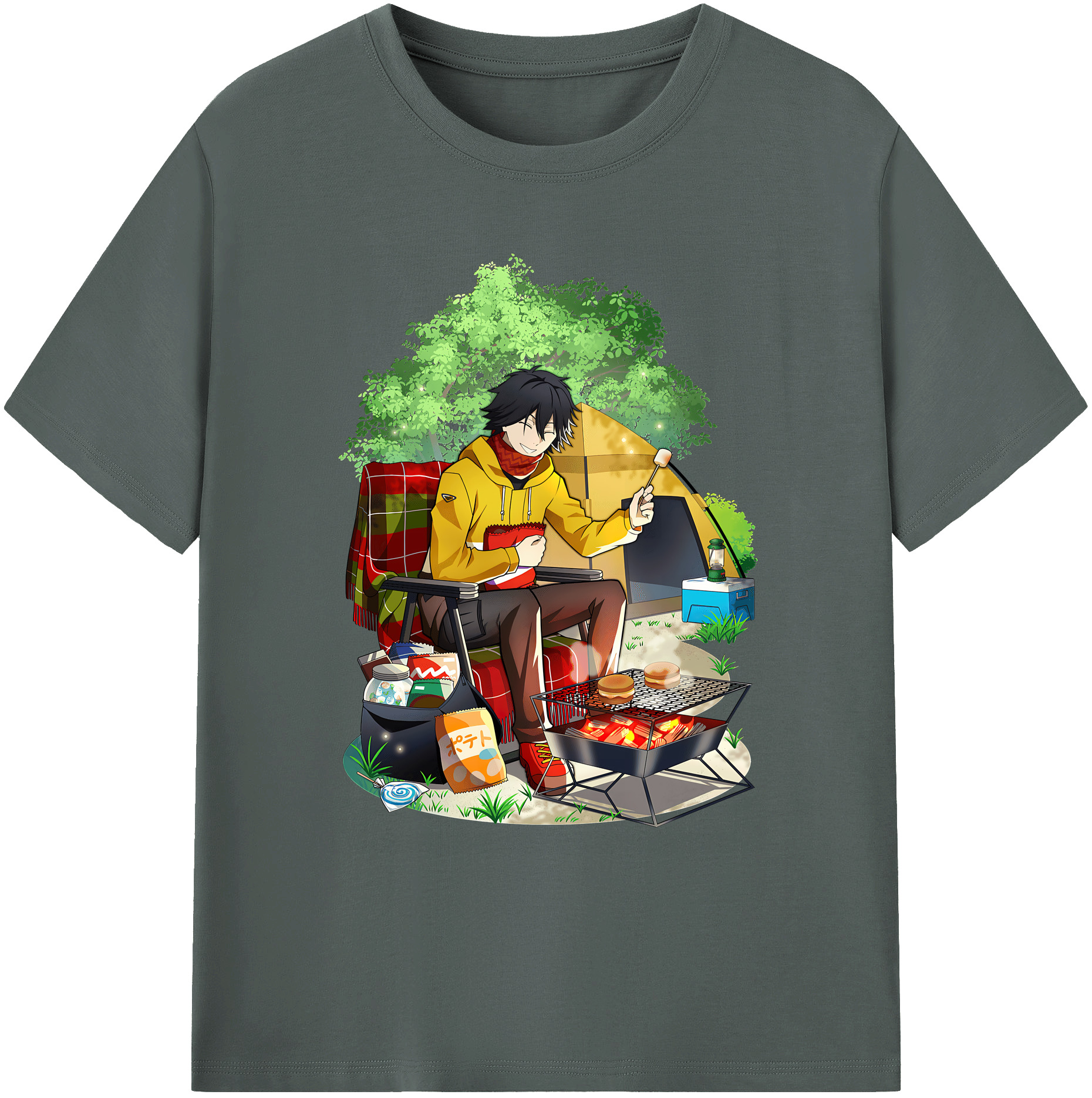 （画像用） 文豪ストレイドッグス Bungo Stray Dogs 綿100％ メンズ半袖Tシャツ｜肌触りやわらか＆通気性